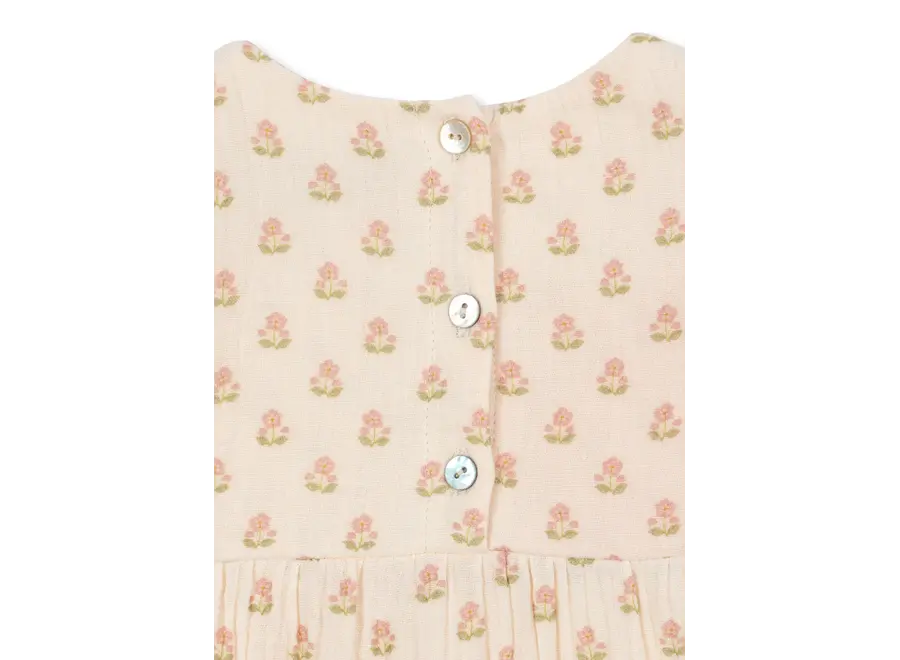 Coco frill romper - Carte rosa