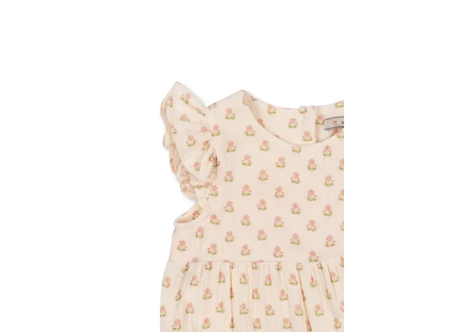 Coco frill romper - Carte rosa