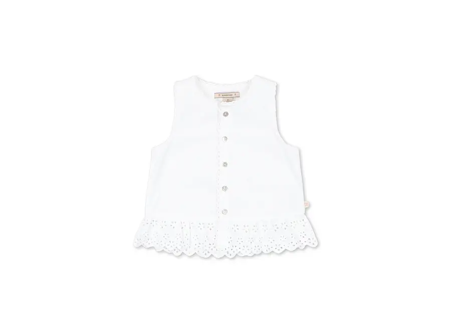 Evelina top - Bright white