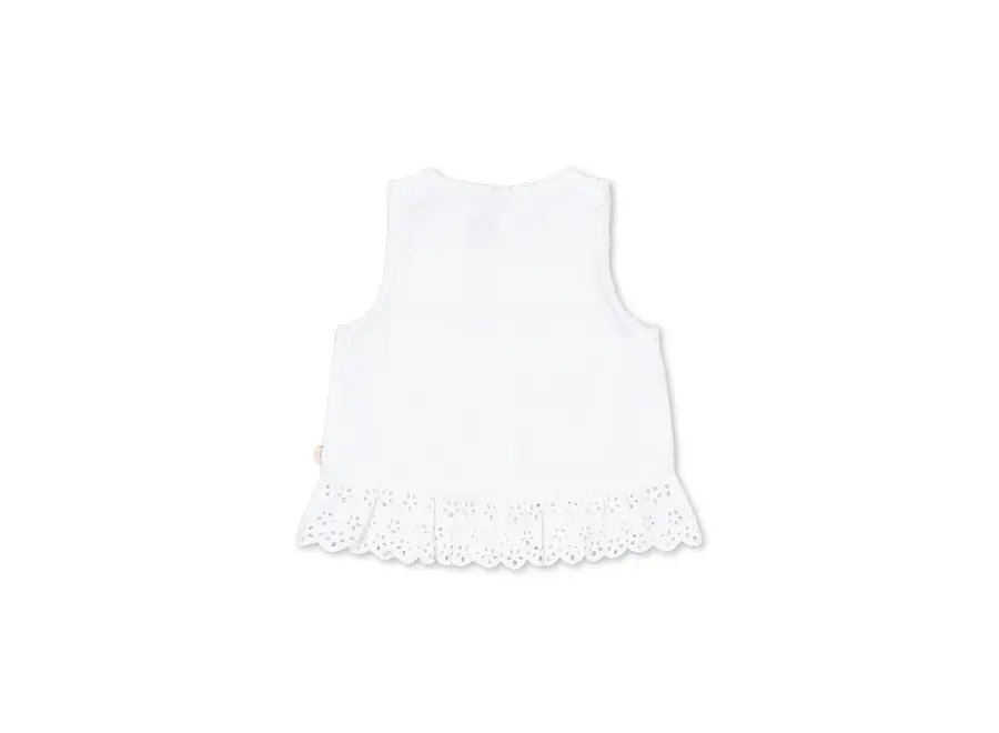Evelina top - Bright white