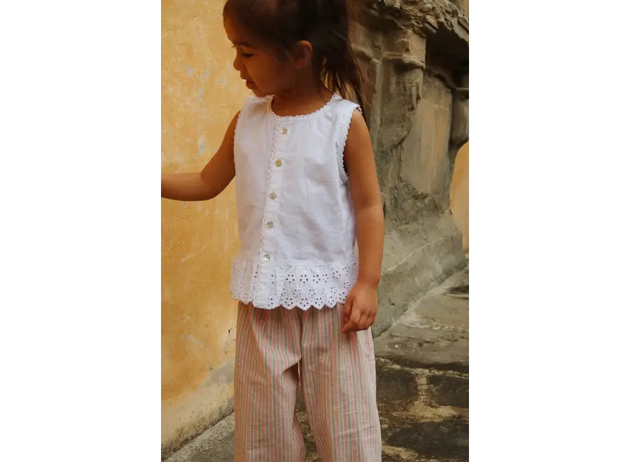 Evelina top - Bright white