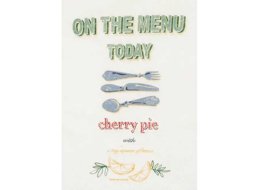 Era tee - Off white/ On the menu