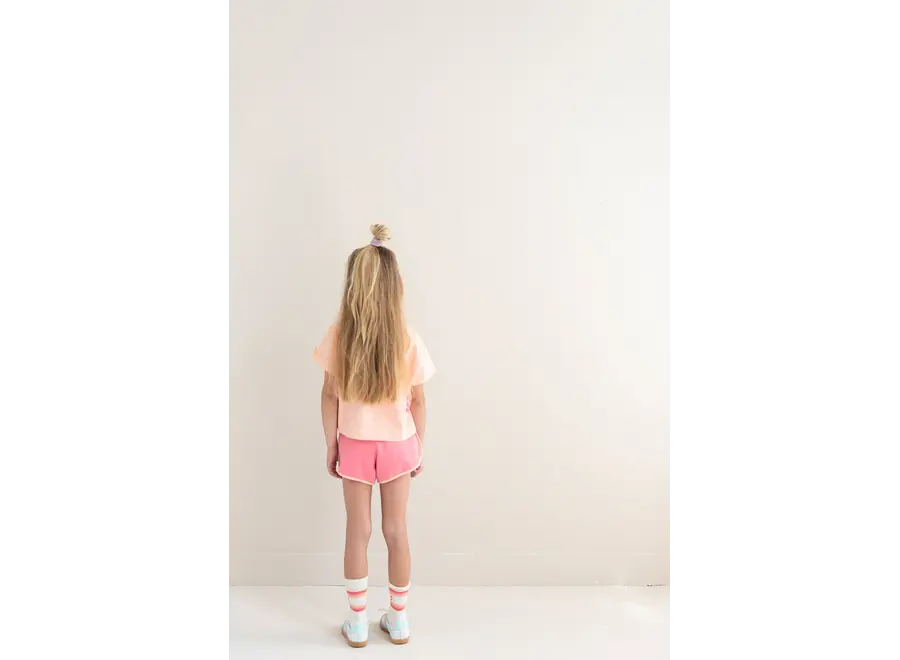 Livia T-shirt - Peach orange