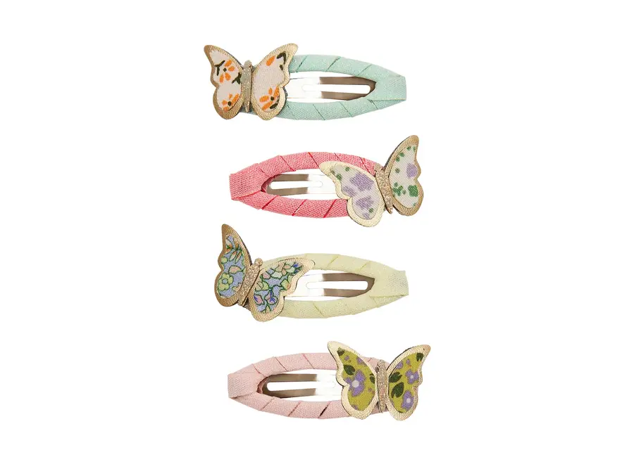 Floral butterfly clic clacs