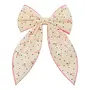 Cherry print bow