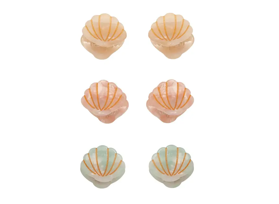 Mini shell claw clips