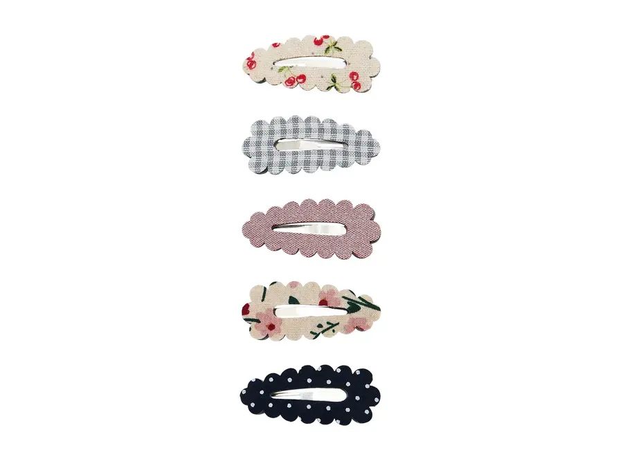 Scalloped edge mini clic clacs - print