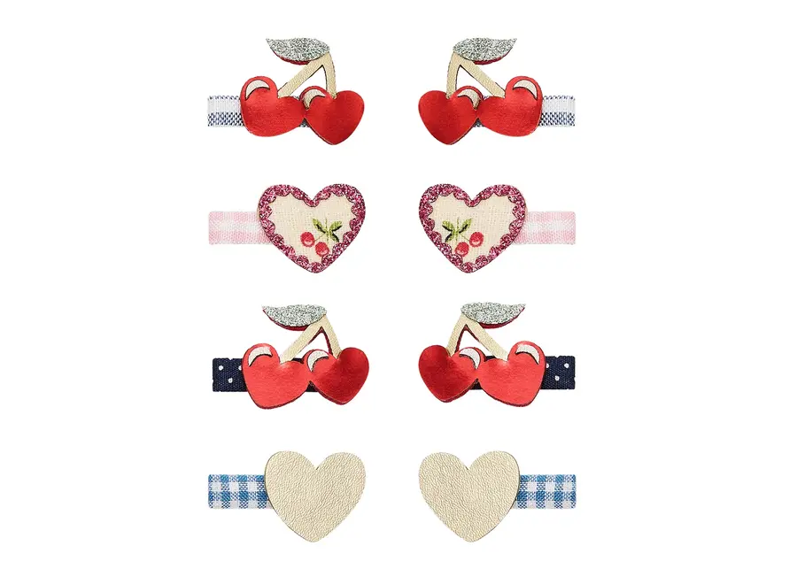 Red cherries mini clips
