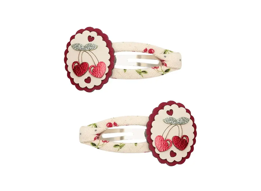 Scallop framed cherries clic clacs