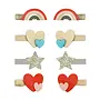 Rainbow mini clips
