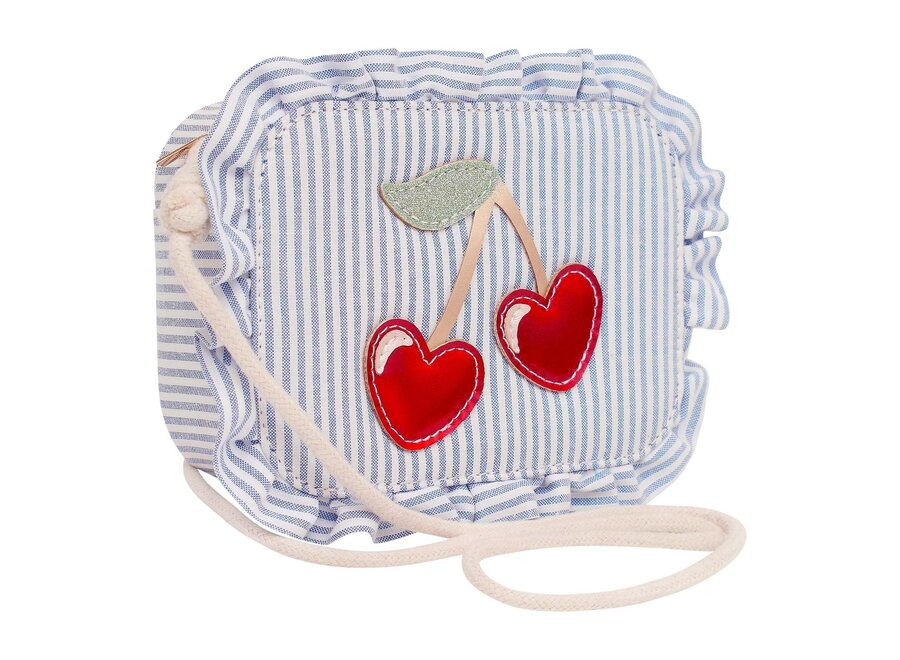 Striped cherry bag