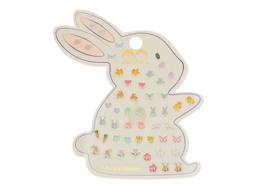 Easter stick on earrings