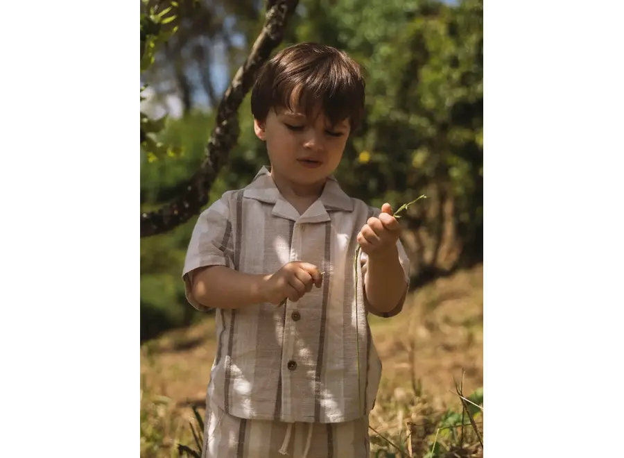 Fibert loose shirt - Coconut milk