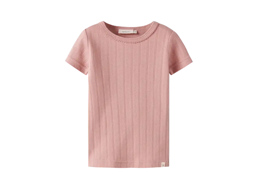 Falina ss loose top - Misty rose