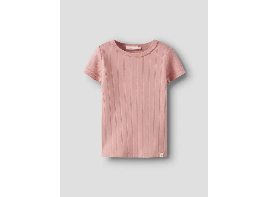 Falina ss loose top - Misty rose