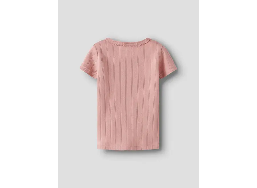 Falina ss loose top - Misty rose