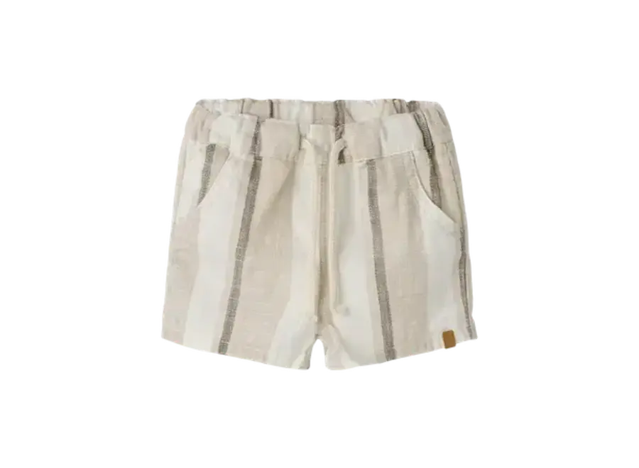 Fibert loose shorts baby - Coconut milk