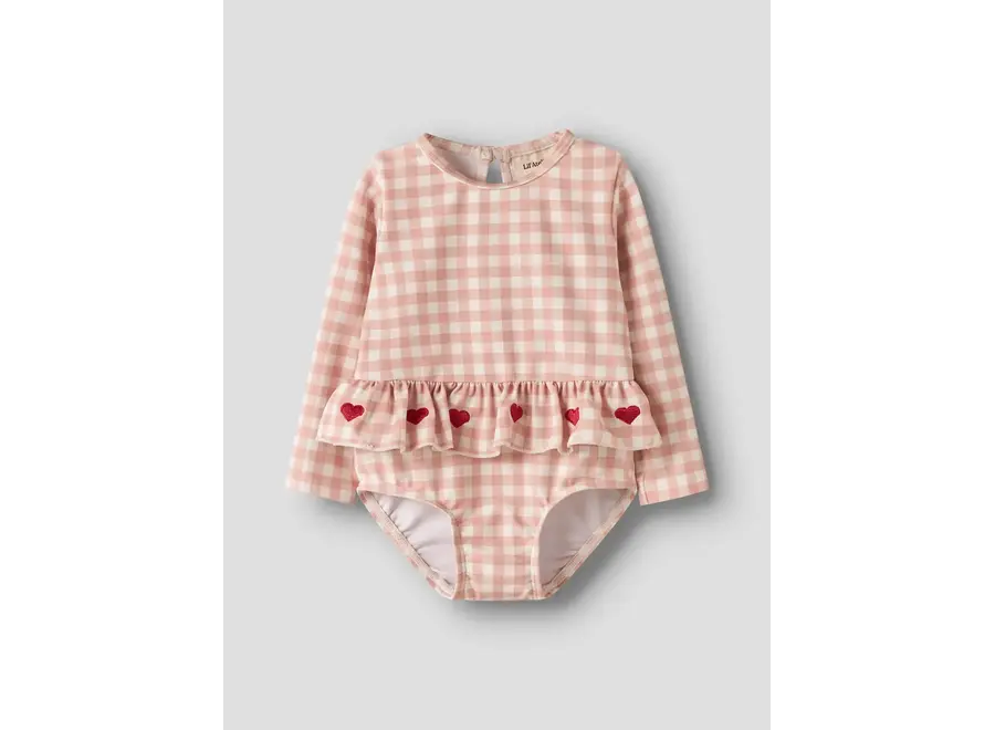 Finley LS swimsuit - Misty rose