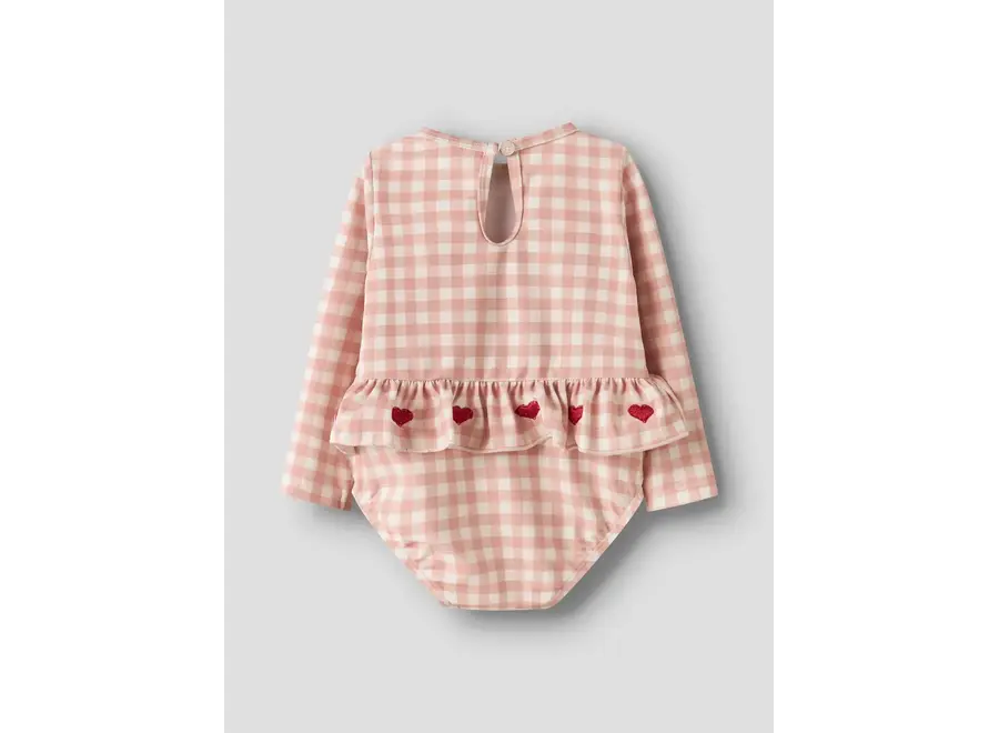 Finley LS swimsuit - Misty rose