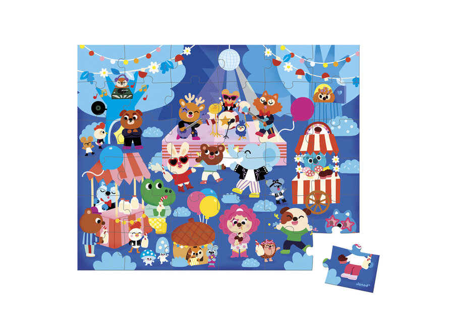 Puzzelkoffer - Feesttijd (36st.)