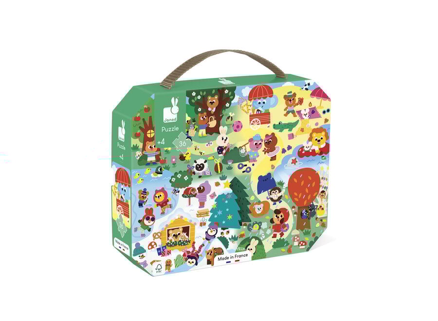 Puzzelkoffer - De seizoenen (36 stukjes)