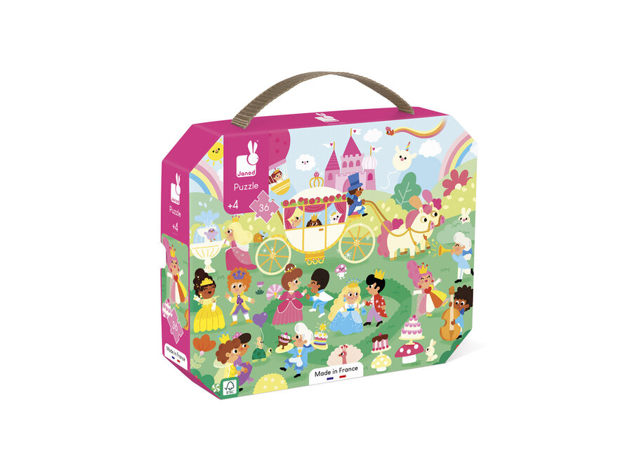 Puzzelkoffer - Princessen (36 stukjes)