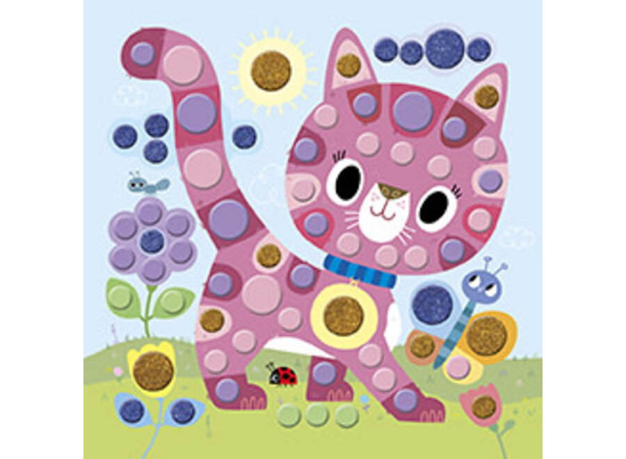 Atelier ronde stickers - Huisdieren