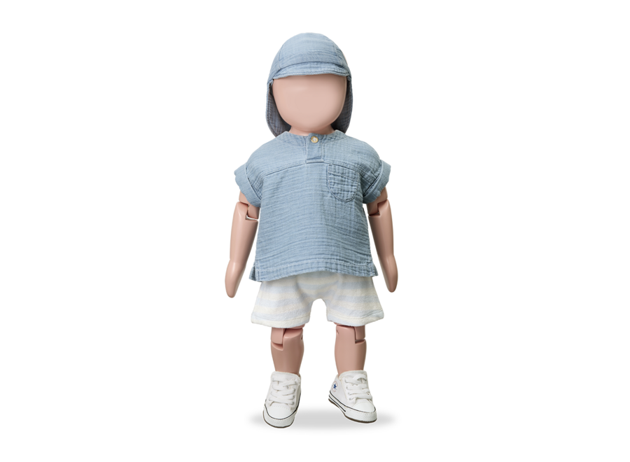 Feres bermuda - Misty blue