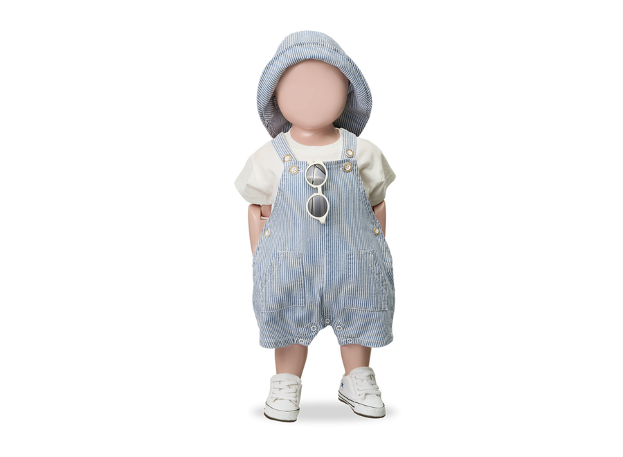 Talaies short dungaree - Denim