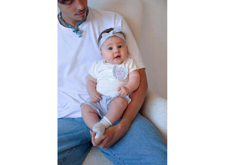 Short streep crinkle - Lavendel