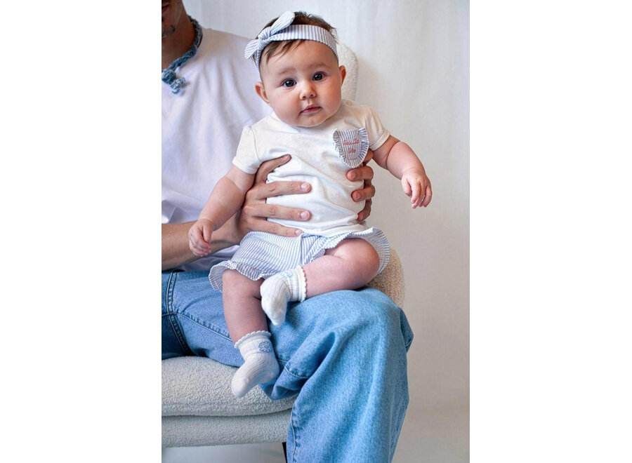 Short streep crinkle - Lavendel