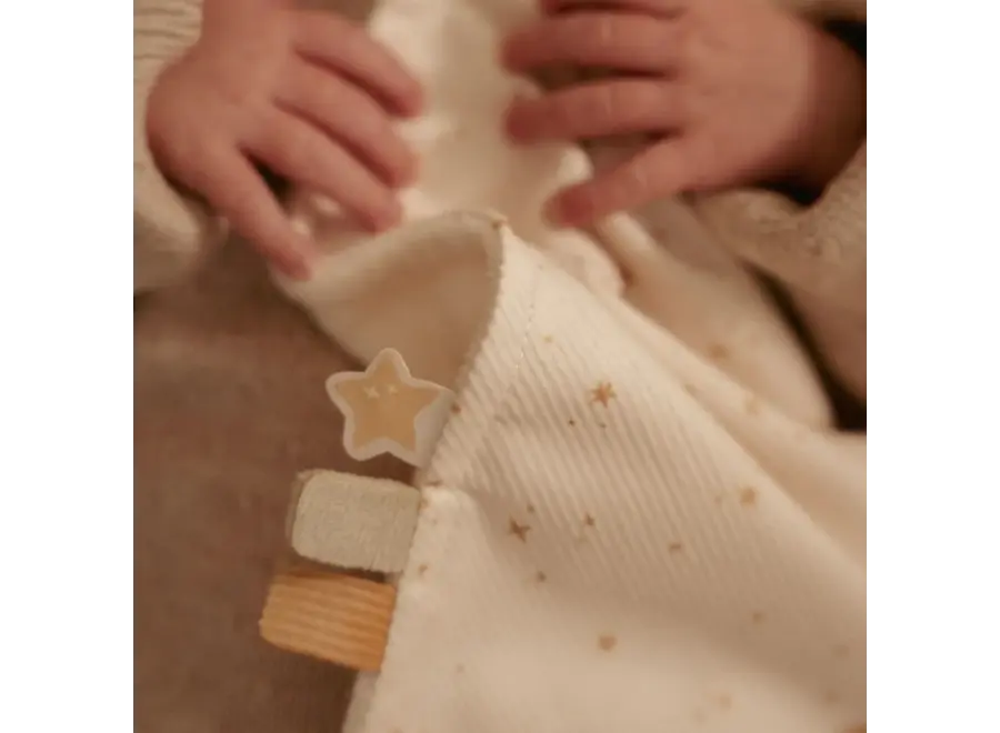 Knuffeldoekje met bijtring - Newborn naturals