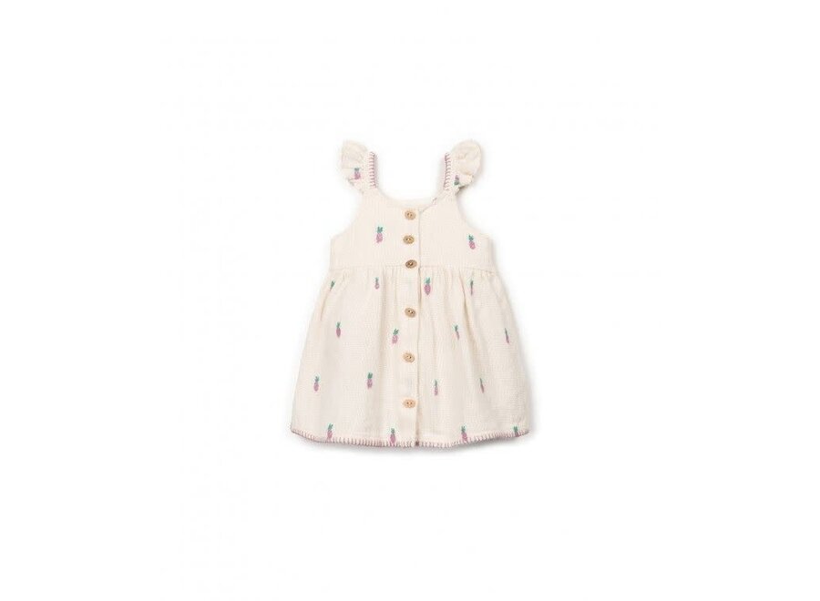 Woven dress - Bio resin/ print