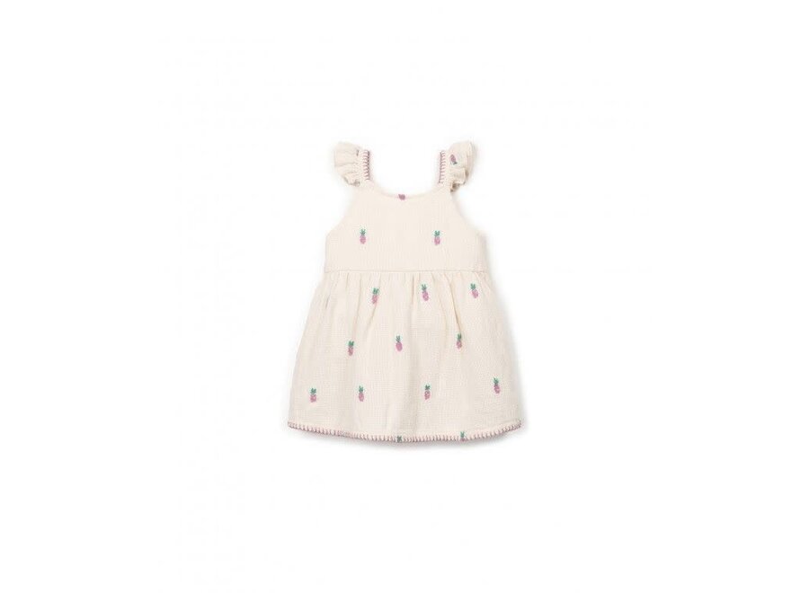 Woven dress - Bio resin/ print