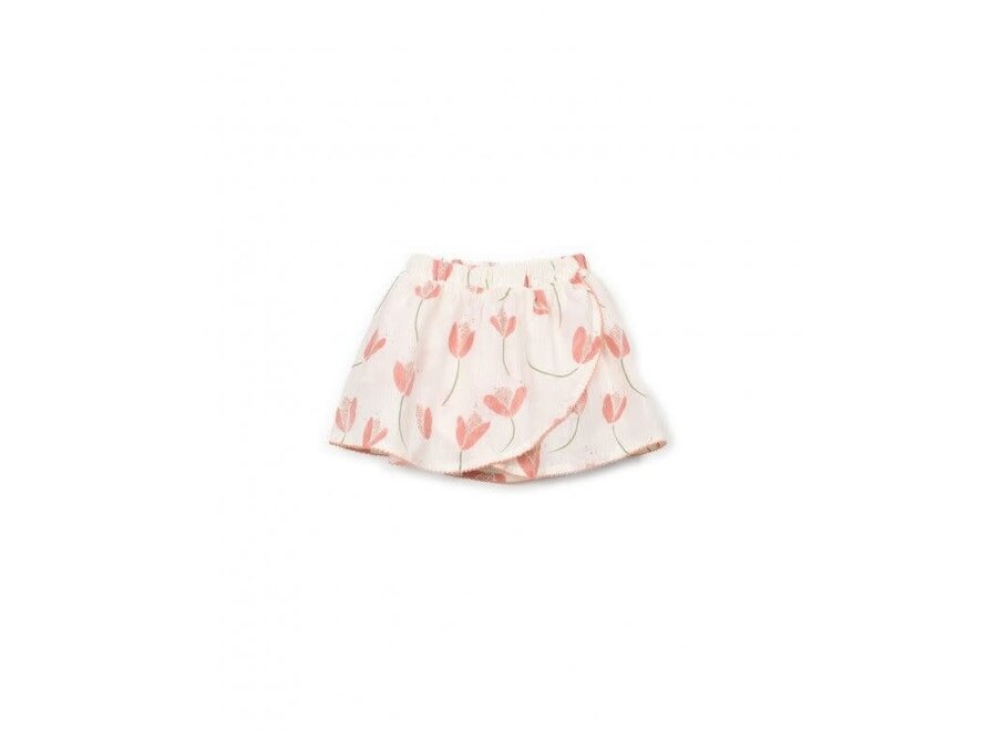 Printed woven skort - Bio resin