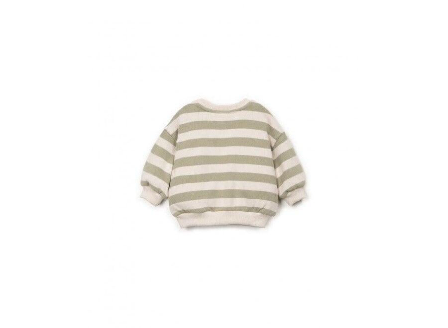 Striped jersey sweater - Texture