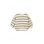 Striped jersey sweater - Texture