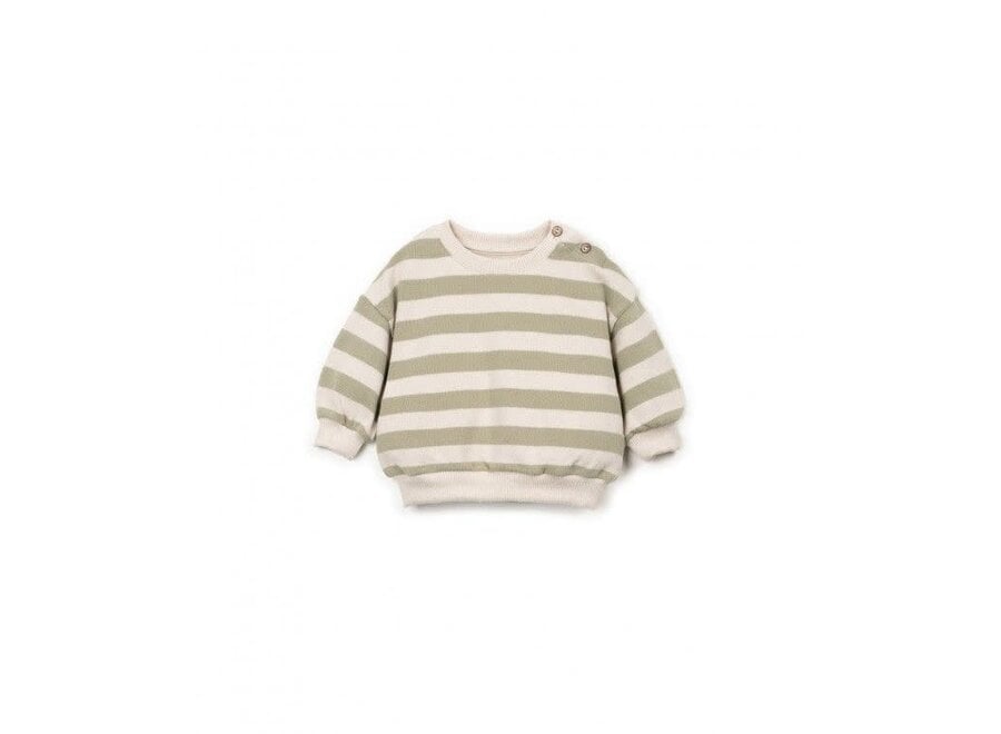 Striped jersey sweater - Texture