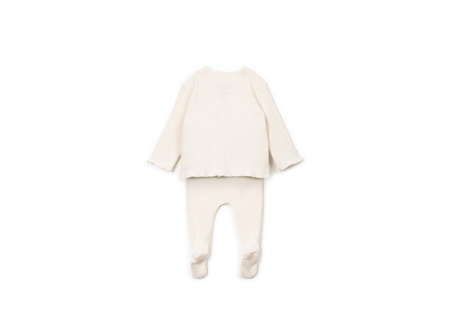 Sweater & ribbed trousers set