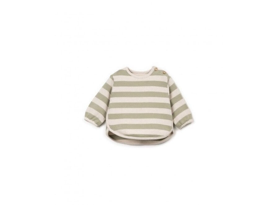 Striped jersey sweater - Texture