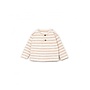 Striped rib flamé LS T-shirt - Pot