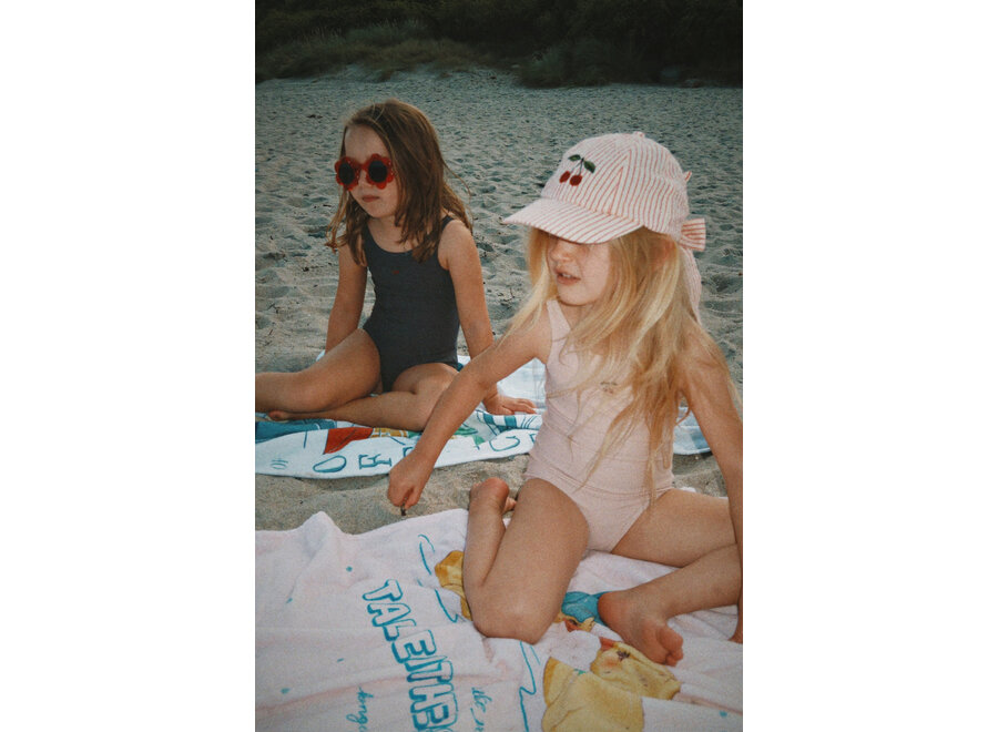 Ellie bow cap - Amour stripe