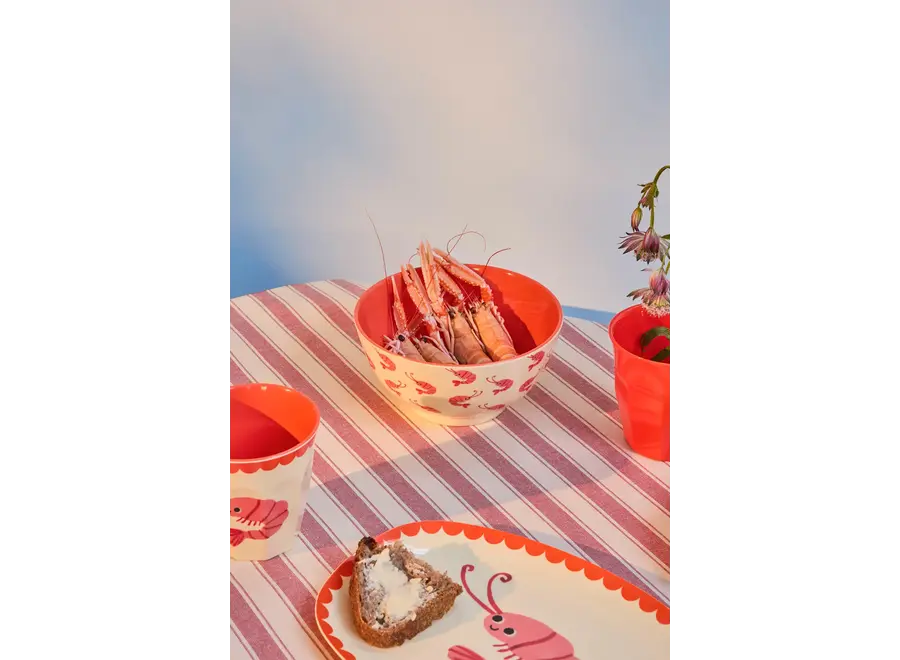 Melamine bowl - New shrimp print