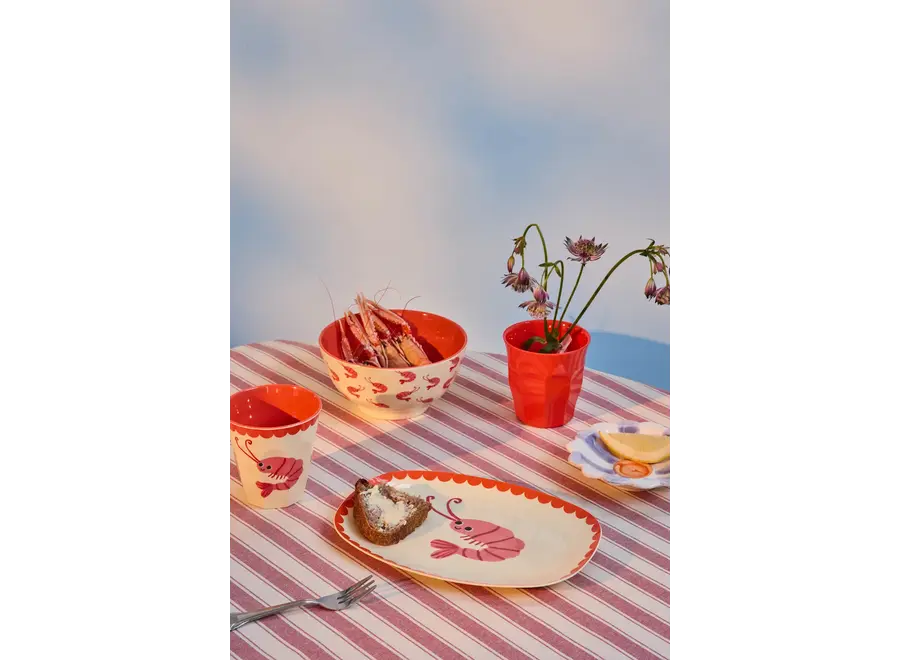 Melamine bowl - New shrimp print