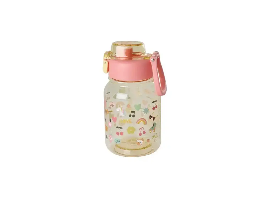 Tritan drinkfles - Unicorn love print