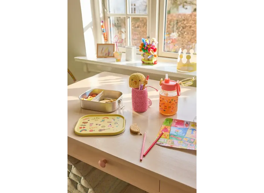 Tritan drinkfles - Unicorn love print