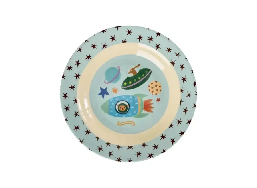 Melamine kidsbowl - Dogs in space