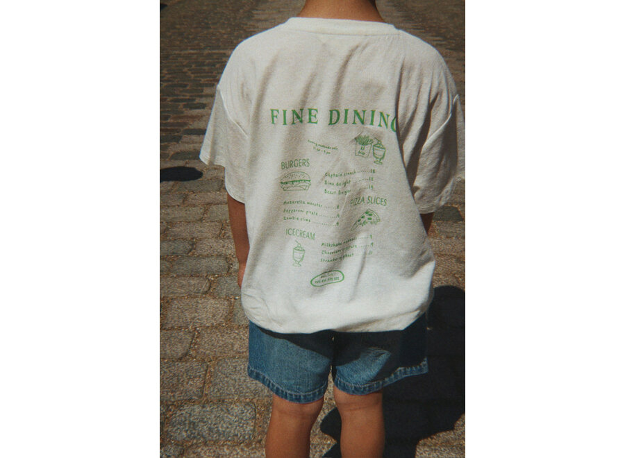 Era tee - Off white/ Fine dining