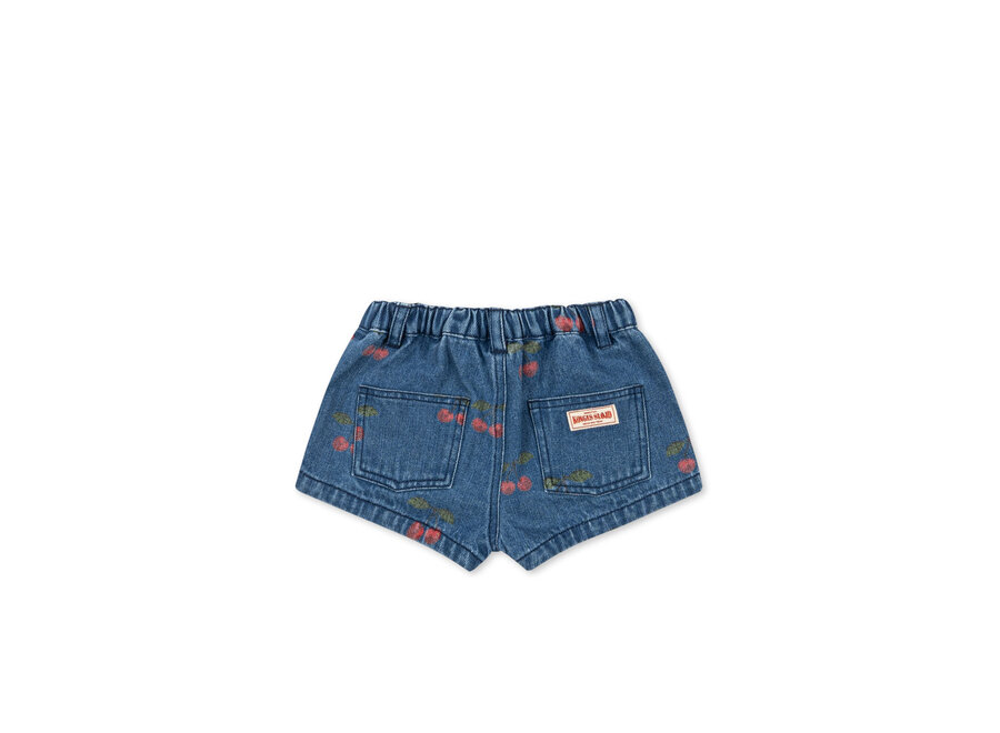 Magot shorts - Ma grande cerise denim