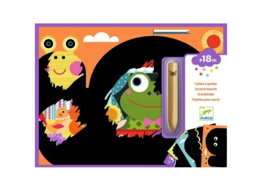 Scratch cards for little ones - It's fun to discover